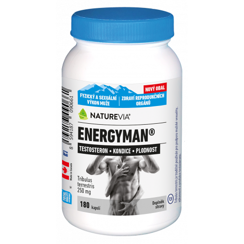 NatureVia Energyman - Для мужской энергии, 180 капсул